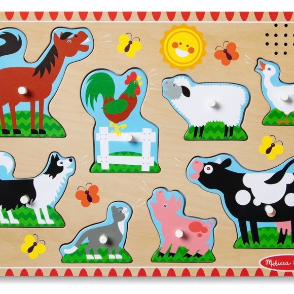Melissa & Doug Farm Animals Sound Puzzle - Picture 3 of 3